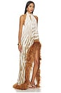 view 2 of 4 VESTIDO LARGO MADELINE  in Brown Multi