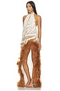 view 3 of 4 VESTIDO LARGO MADELINE  in Brown Multi