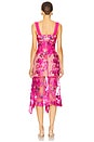 view 4 of 5 Eva Midi Dress in Fuchsia