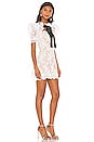 view 2 of 3 Valentina Bow Dress in White & Black