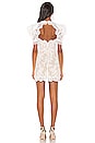 view 3 of 3 Valentina Bow Dress in White & Black