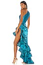 view 1 of 4 Monica Gown in Turquoise