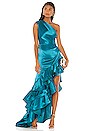 view 2 of 4 Monica Gown in Turquoise