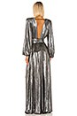 view 3 of 4 Zoe Silver Gown in Silver