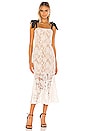 view 1 of 3 Willow Flared Midi Dress in White