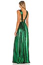 view 3 of 4 Goddess Emerald Gown in Emerald