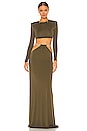 view 1 of 3 Cleopatra Khaki Two Piece in Khaki