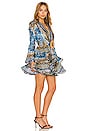 view 2 of 3 Bedouin Blue Mini Dress in Blue & Multicolor