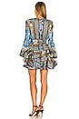 view 3 of 3 Bedouin Blue Mini Dress in Blue & Multicolor