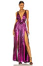view 1 of 4 Goddess Gown in Fuchsia