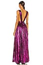 view 3 of 4 Goddess Gown in Fuchsia