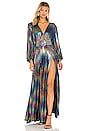 view 1 of 3 VESTIDO LARGO ZOE in Multicolor