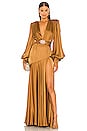 view 1 of 4 Carmen Gown in Gold