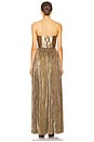 view 4 of 4 FLORENCE ガウン in Gold