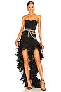 view 1 of 3 Savanna Corset Dress in Black