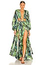 view 1 of 4 Jungle Maxi Dress in Green Multi