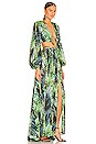 view 2 of 4 Jungle Maxi Dress in Green Multi