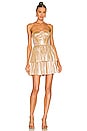view 1 of 4 Florence Mini Dress in Gold