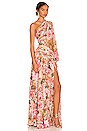 view 2 of 3 Sienna One Sleeve Gown in Rose