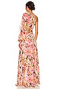 view 3 of 3 Sienna One Sleeve Gown in Rose