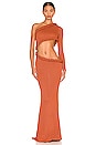 view 1 of 4 x REVOLVE Dalia One Shoulder Dress in Rust