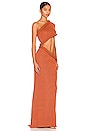 view 2 of 4 x REVOLVE Dalia One Shoulder Dress in Rust