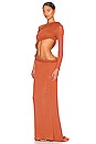 view 3 of 4 x REVOLVE Dalia One Shoulder Dress in Rust