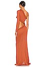 view 4 of 4 x REVOLVE Dalia One Shoulder Dress in Rust