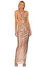view 1 of 4 Sol Dress in Gold