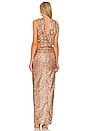 view 3 of 4 Sol Dress in Gold