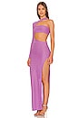 view 3 of 4 Amara Midi Dress in Purple