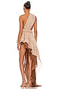 view 3 of 3 Tulum Dress in Beige & Brown