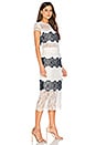 view 1 of 4 Athens Dress in Navy & White