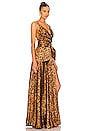 view 2 of 3 Leo Maxi Dress in Brown & Black