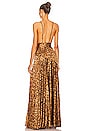 view 3 of 3 Leo Maxi Dress in Brown & Black