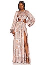 view 1 of 3 Noelle Paisley Gown in Multicolor