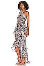 view 3 of 5 Sara Gown in Blue Multi