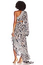 view 4 of 5 Sara Gown in Blue Multi