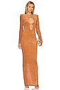 view 1 of 3 Amara Maxi Dress in Copper