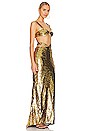 view 2 of 4 Cleopatra Two Piece Gown in Gold