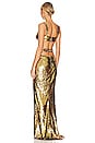 view 3 of 4 Cleopatra Two Piece Gown in Gold