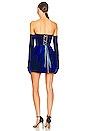 view 4 of 4 Maraya Velvet Mini Dress in Indigo