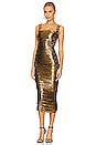 view 4 of 5 Mimi Midi Dress in Gold