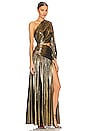view 2 of 5 Jafari One Sleeve Gown in Gold