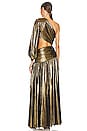 view 4 of 5 Jafari One Sleeve Gown in Gold
