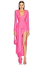 view 1 of 4 Electric Maxi Dress in Electric Pink