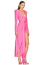 view 2 of 4 Electric Maxi Dress in Electric Pink