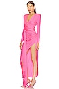 view 3 of 4 Electric Maxi Dress in Electric Pink