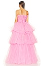 view 3 of 4 Anna Tiered Maxi Gown in Baby Pink