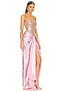 view 2 of 5 Gina Gown in Pink & Nude
